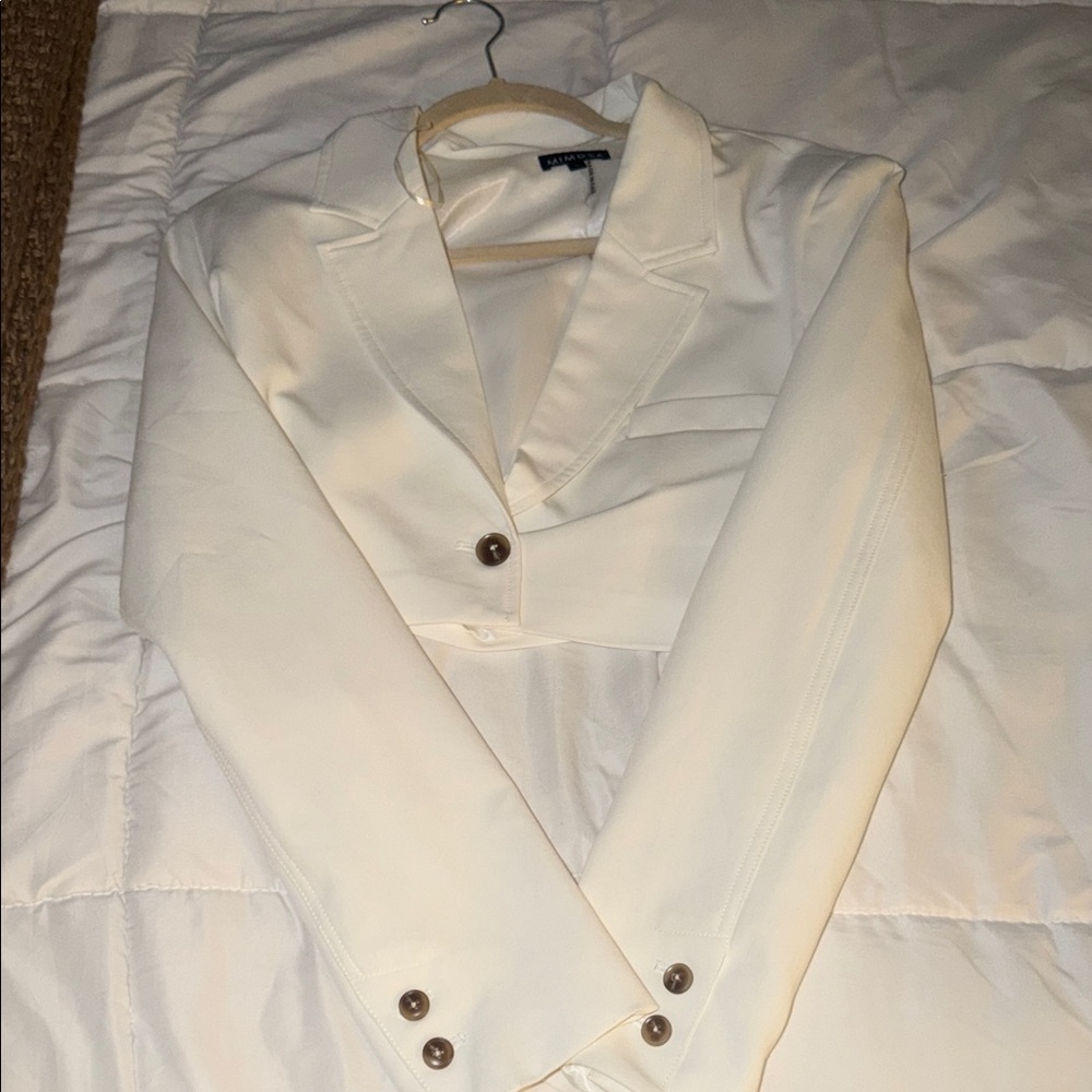 Women's Cream Button Down Shirt